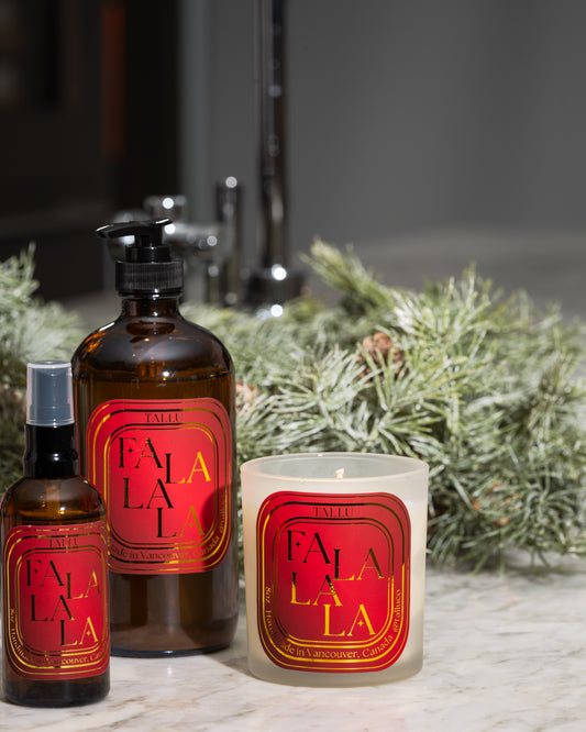 Fa La La La Holiday Candle - TALLU