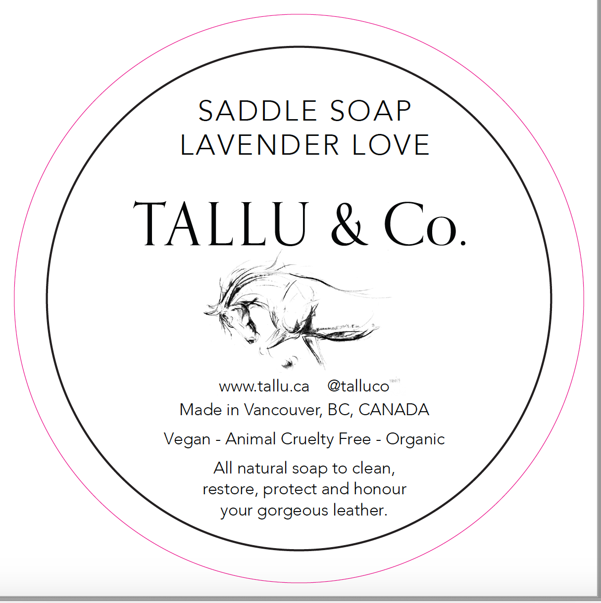 Saddle Soap - TALLU & Co.